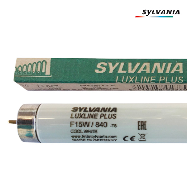 Tube fluorescent G13 T8 15W Luxline Plus Longueurs spéciales 4000K Sylvania