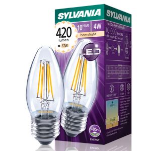 Ampoule LED à filament ToLEDo Retro E27 4W flamme Claire Sylvania