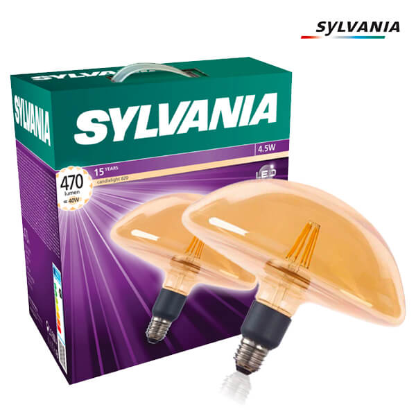 Globe LED à filament ToLEDo SYLCONE Retro GX200 E27 4.5W 470lm Sylvania