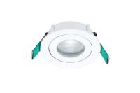 START SPOT LED  KIT ROND 5W 345LM 4000 K  orientable - dimmable  IP44 BLANC