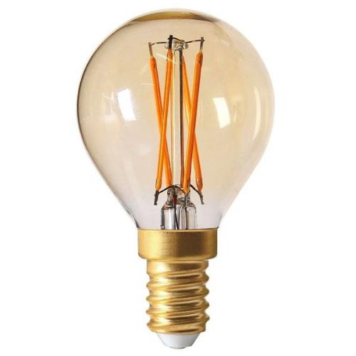 Ampoule LED à Filament E14 4W Sphérique Ambrée Dimmable Girard Sudron