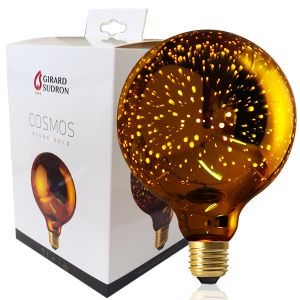 Globe LED E27 4W Cosmos Dorée D125mm Girard Sudron