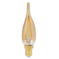 Ampoule LED à filament E14 1W flamme "Grand Siècle" Ambrée Girard Sudron