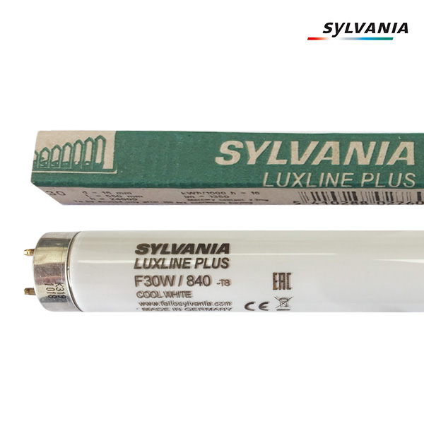 Tube fluorescent G13 T8 30W Luxline Plus Longueurs spéciales 4000K Sylvania