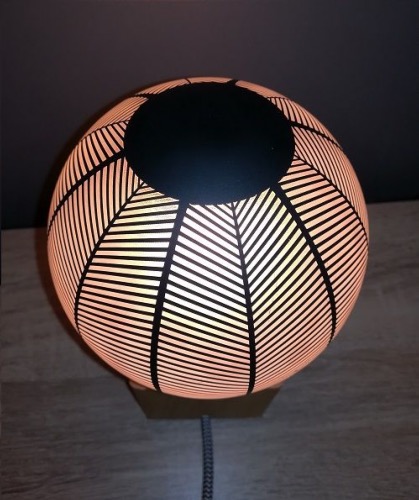 Ampoule Déco Globe LED Culot E27 4W Dimmable  Imprimé motifs Quartiers