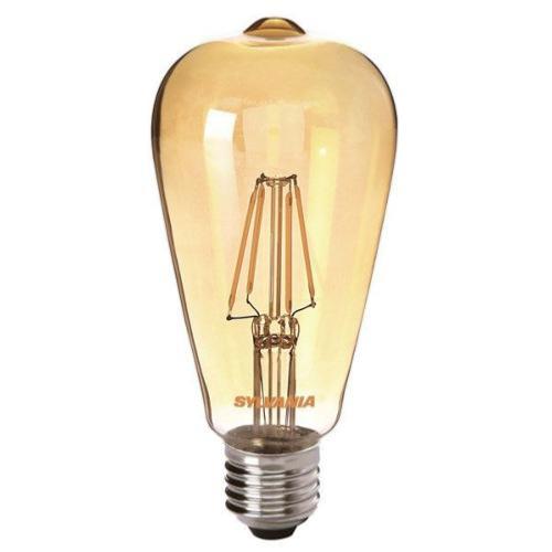 Bedenken Grit haak Ampoule Edison à filament LED ToLEDo Retro Vintage E27 4W Ambrée Sylvania |  Ampoules-service®