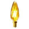 Ampoule LED à Filament E14 4W Flamme Torsadée Ambrée Dimmable Girard Sudron