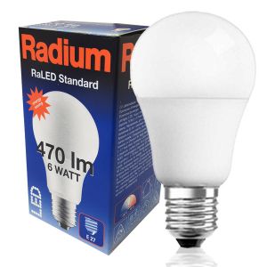 Ampoule RaLED Standard E27 5.5W 2700K 470lm Radium