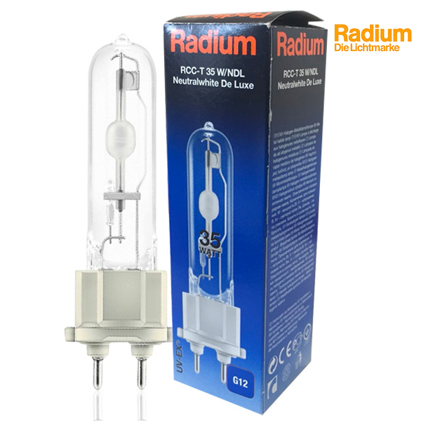 Lampe aux iodures métalliques Ceraball RCC-T G12 35W 4200K Radium