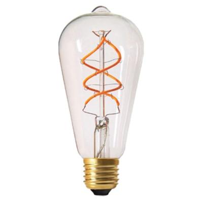 Ampoule LED à Filament E27 5W Edison TWISTED Claire Girard Sudron