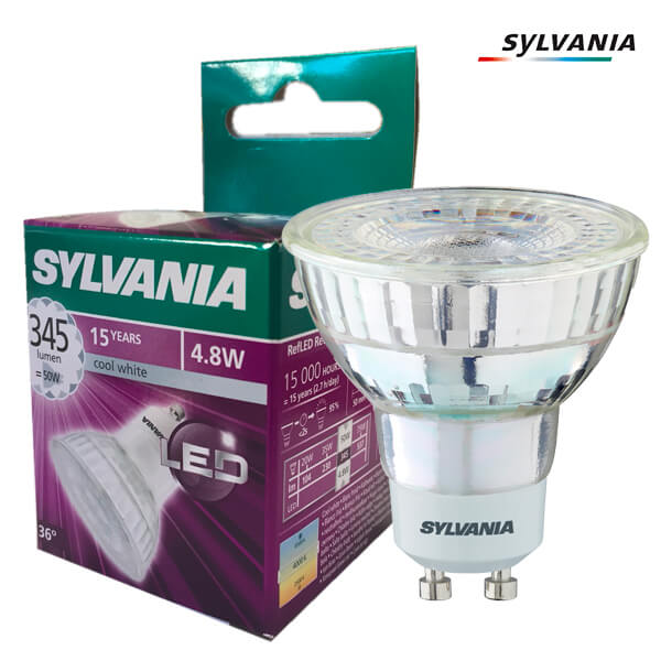 Réflecteur RefLED Retro ES50 V2 GU10 345lm 4.8W 4000K 36° Sylvania