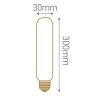 Tube à Filament LED TWISTED E27 4W Ambrée 300mm Dimmable Girard Sudron