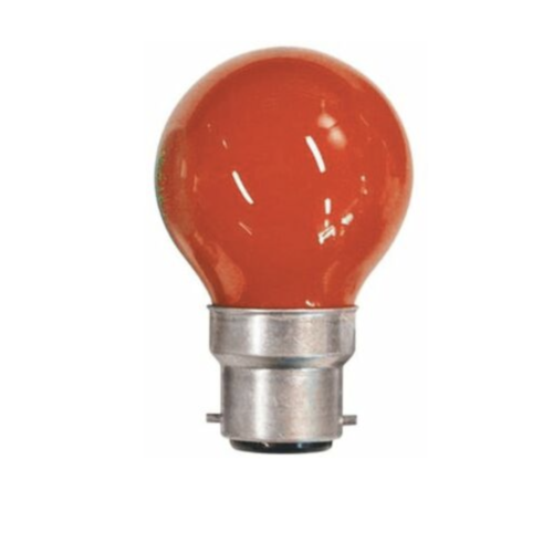 Ampoule à incandescence standard B22 25W rouge Orbitec 