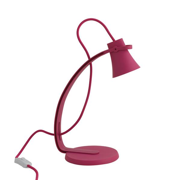 Lampe LED à poser KANT 2,4W 240LM 4000K  PVC et Métal Rose Orientable