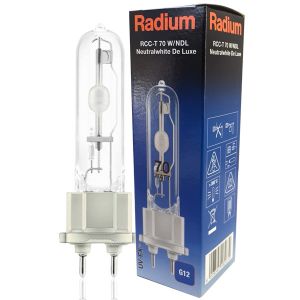 Lampe aux iodures métalliques Ceraball RCC-T G12 70W 4200K Radium