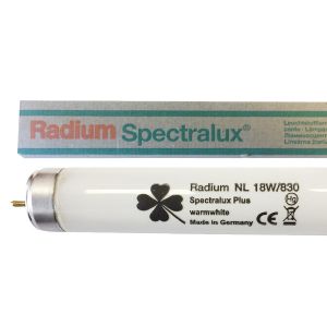 Tube fluorescent G13 T8 18W Spectralux 3000K Radium