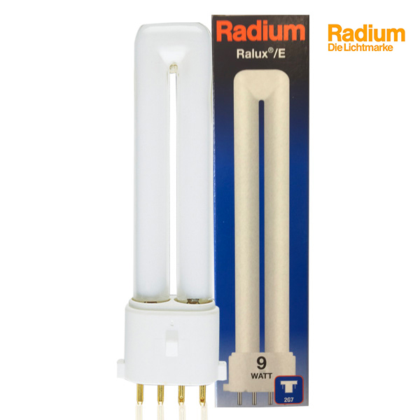 Ampoule fluocompacte Ralux 2G7 9W 4000K Radium