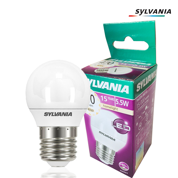 Ampoule LED Toledo E27 5.5W 470lm Sphérique Dépolie Sylvania
