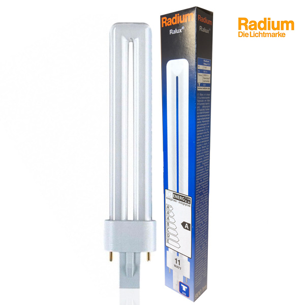 Ampoule fluocompacte G23 11W Ralux 3000K Radium