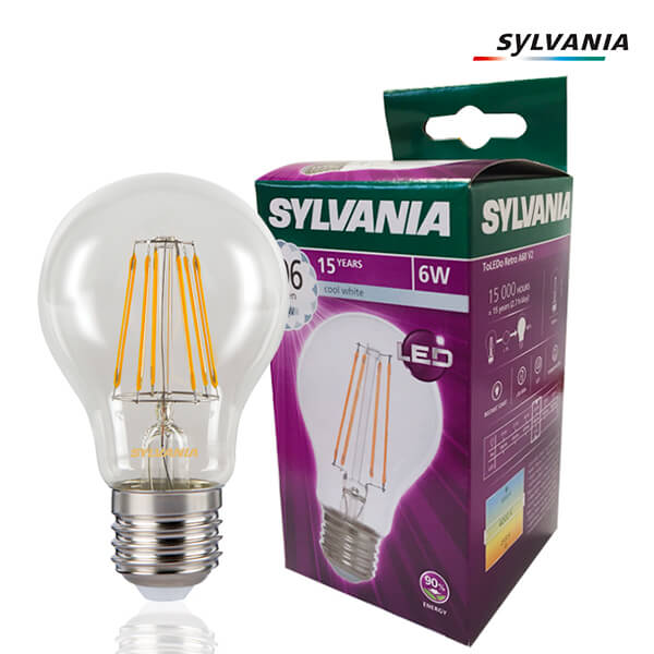 Ampoule LED à filament ToLEDo Retro E27 6W Standard 4000K Sylvania