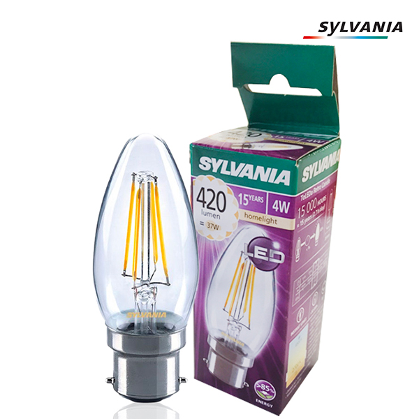 Ampoule LED à filament ToLEDo Retro B22 4W flamme Claire Sylvania