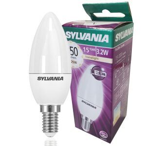 Ampoule LED Toledo E14 3.2W 250lm Flamme Dépolie Sylvania