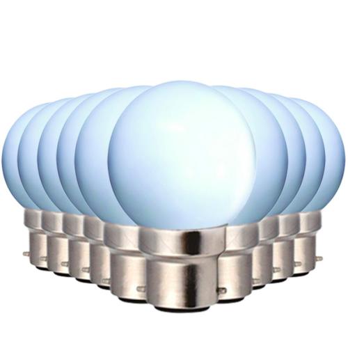 Ampoules LED B22 1W Sphériques Blanches Ariane