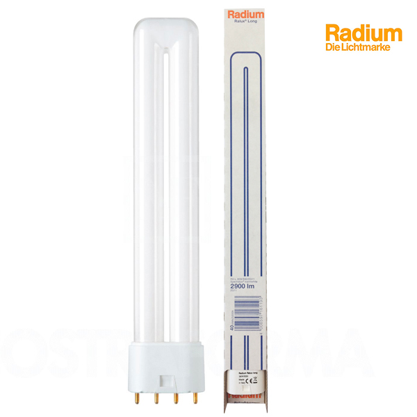 Ampoule fluocompacte Ralux Long 2G11 36W 4000K Radium