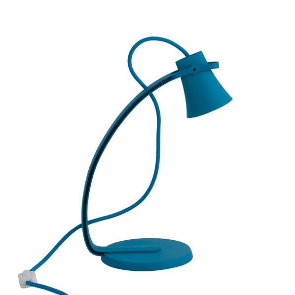 Lampe LED à poser KANT 2,4W 240LM 4000K PVC et Métal Bleu Orientable