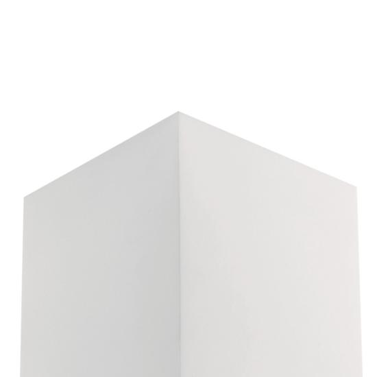 Plafonnier LED FOSTER 1xGU10 LED Structure Plâtre Peint Blanc Personnalisable