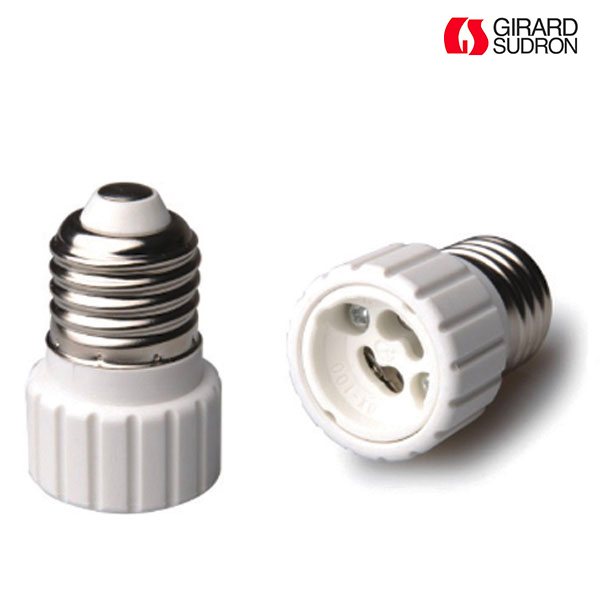 convertisseur de socket Douille base de lampe pour ampoules LED et ampoules à incandescence ou ampoules fluocompactes DiCUNO E14 vers GU10 Adaptateur de douille de 6 pièces 