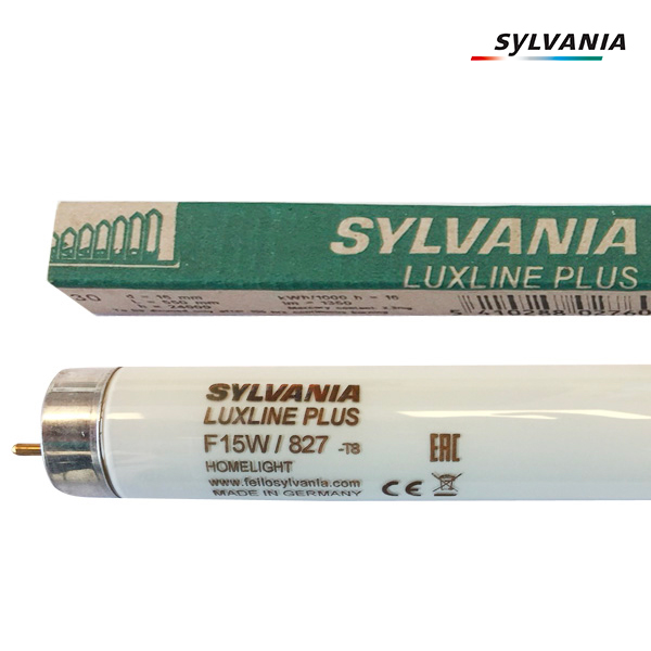 Tube fluorescent G13 T8 15W Luxline Plus Longueur Spéciales 2700K Sylvania