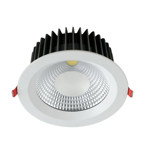 Spot encastré LED LYRA 60W 3200K 5100lm 99° Aluminium Blanc Satiné