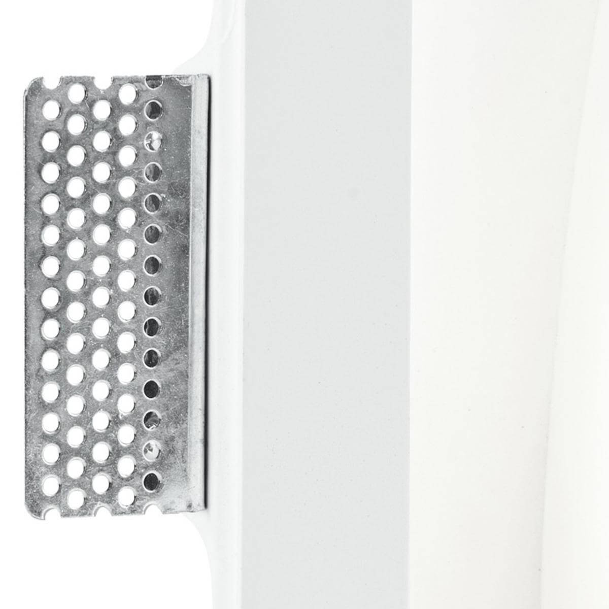 Spot encastré en plâtre blanc avec diffuseur rectangulaire à 35° - ARIEL