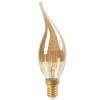 Ampoule LED à filament E14 2W flamme coup de vent Ambrée Girard Sudron