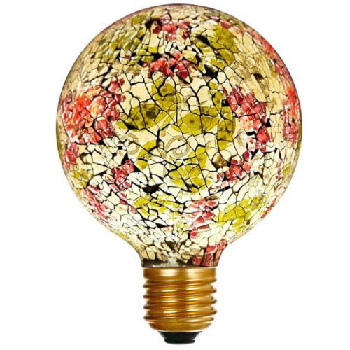 Ampoule LED E27 4W Mosaïque Florale D125mm Dimmable Girard Sudron