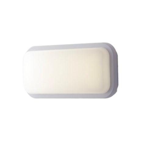 Plafonnier LED rectangulaire blanc SHELLY 20W 1600LM 3000K IP65