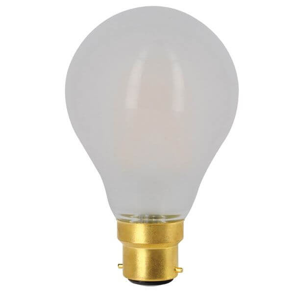 Ampoule LED à filament B22 8W A70 Satinée Girard Sudron