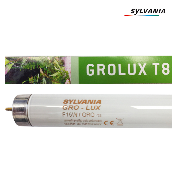 Tube fluorescent G13 T8 15W Grolux Sylvania