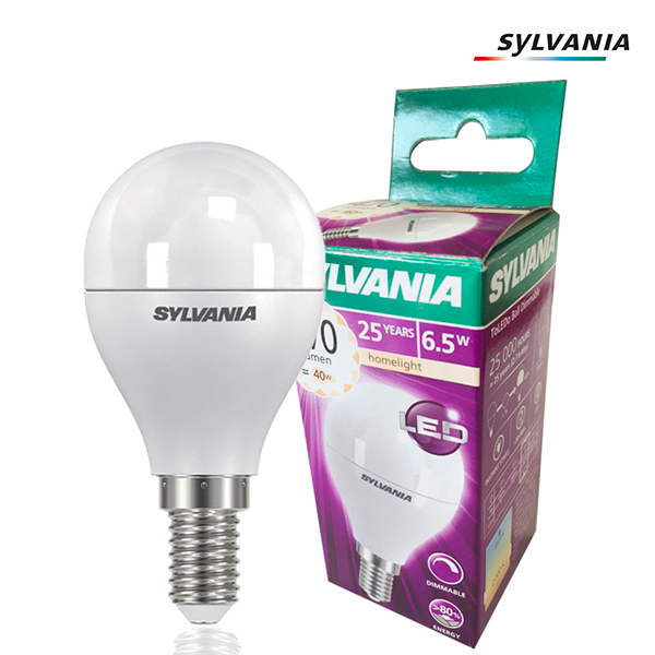 Ampoule LED Toledo Dimmable E14 5.6W 470lm Sphérique Dépolie Sylvania