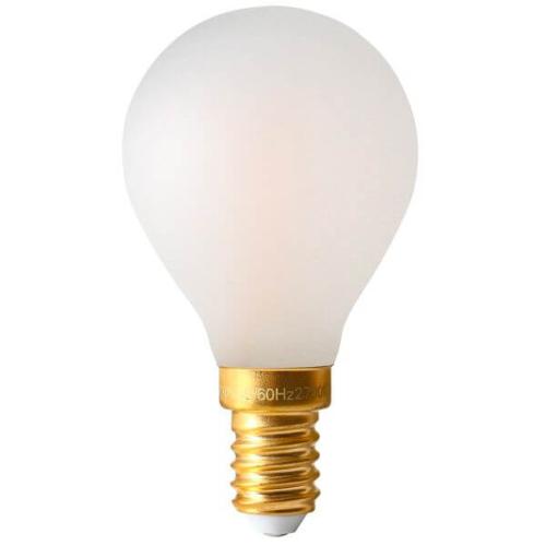 Ampoule LED à Filament E14 4W 300lm Sphérique Satinée Girard Sudron