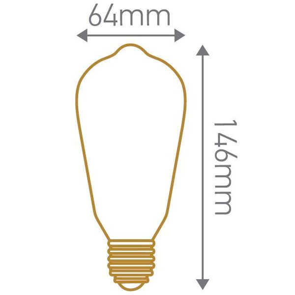 Ampoule LED E27 1.5W Edison Happy ln Claire RGB D64mm Girard Sudron