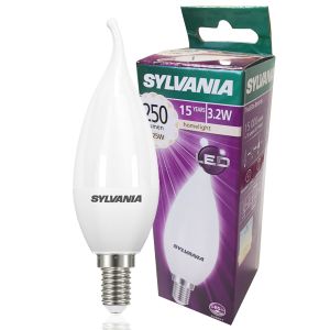 Ampoule LED Toledo E14 3.2W 250lm Flamme coup de vent Dépolie Sylvania