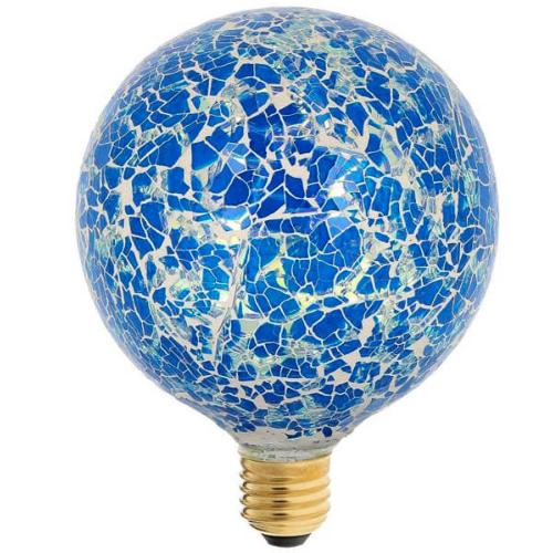 Ampoule LED E27 4W Mosaïque Bleue D125mm Dimmable Girard Sudron