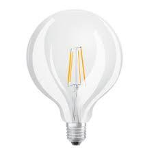 Ampoule LED à filaments Globe E27 D125mm 6,5W  806 Lumens Claire 2700K Osram 